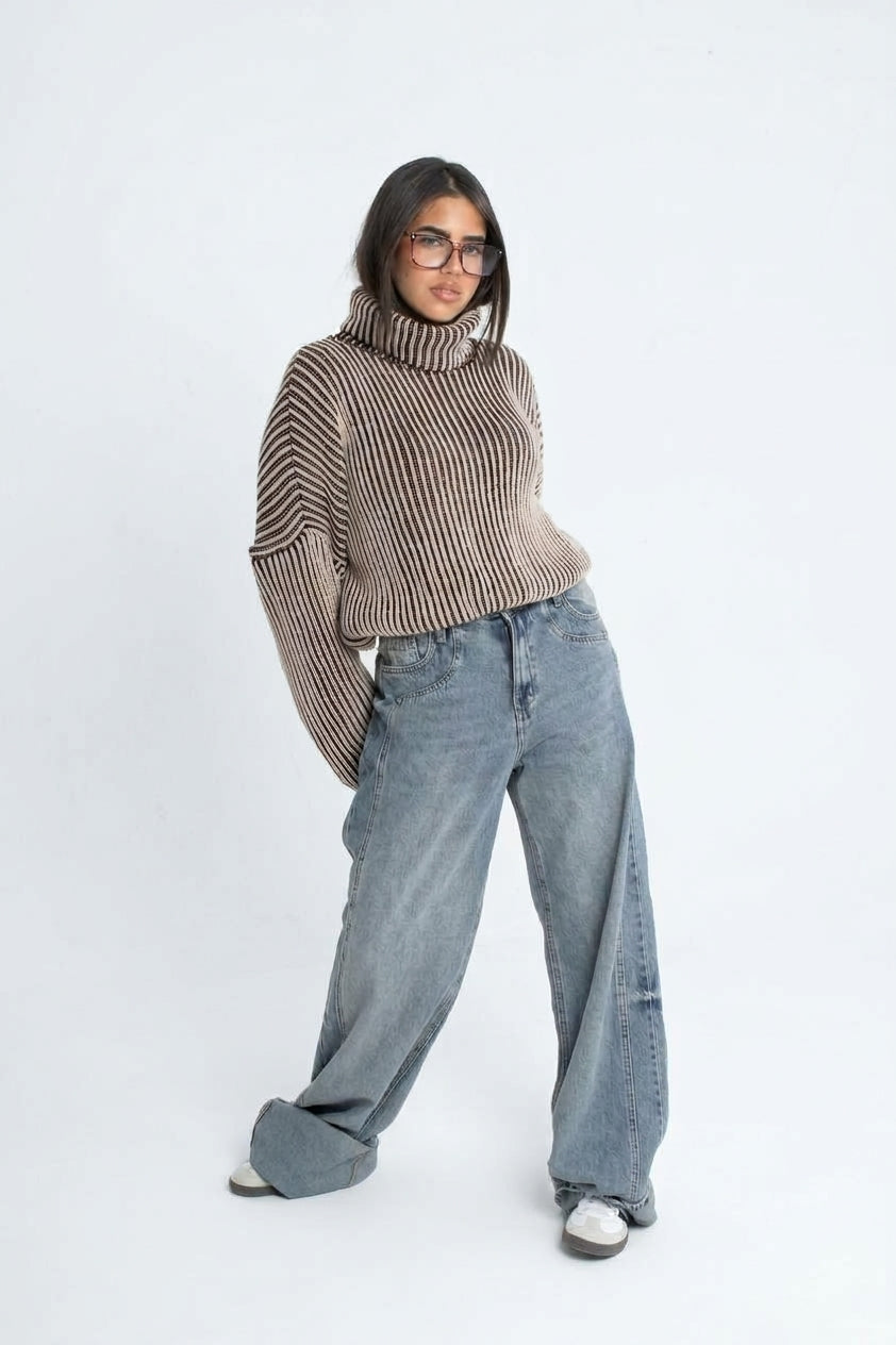 Extra Long Double Denim - Dirty