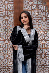 Silver Velvet Kaftan