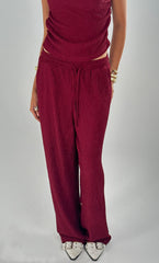 Crushed Set - Burgundy
