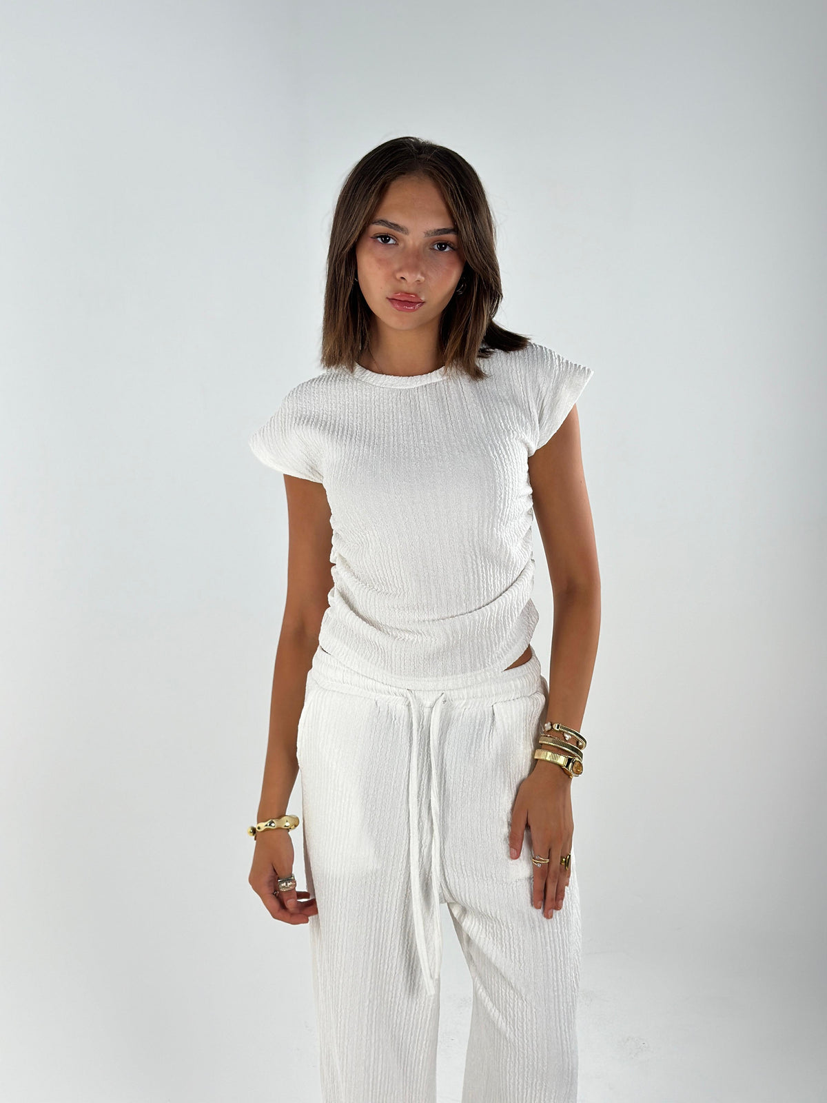 Crushed Set - White