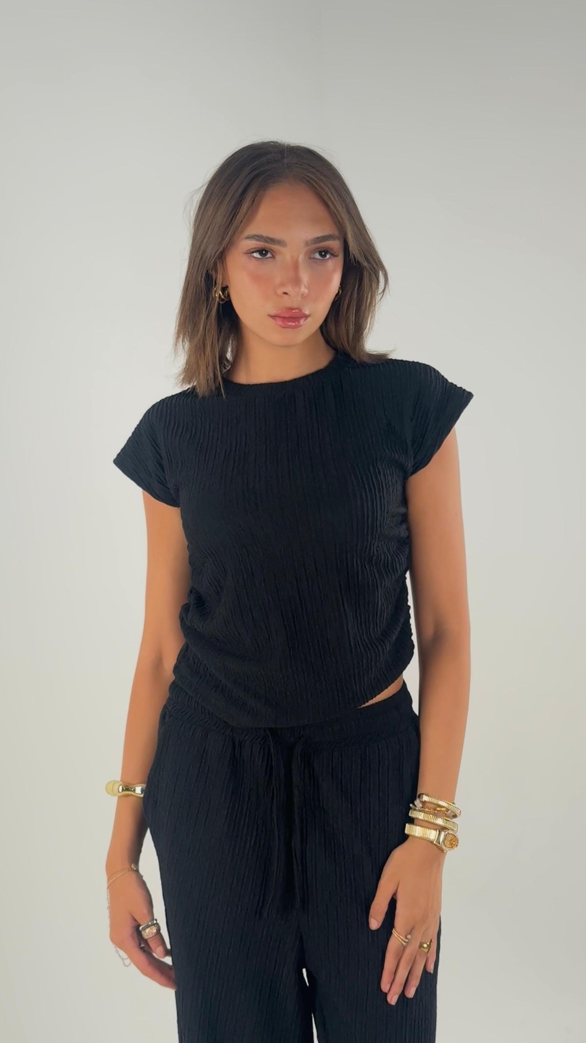 Crushed Set - Black