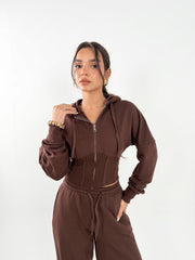 Corset Matching Set - Brown
