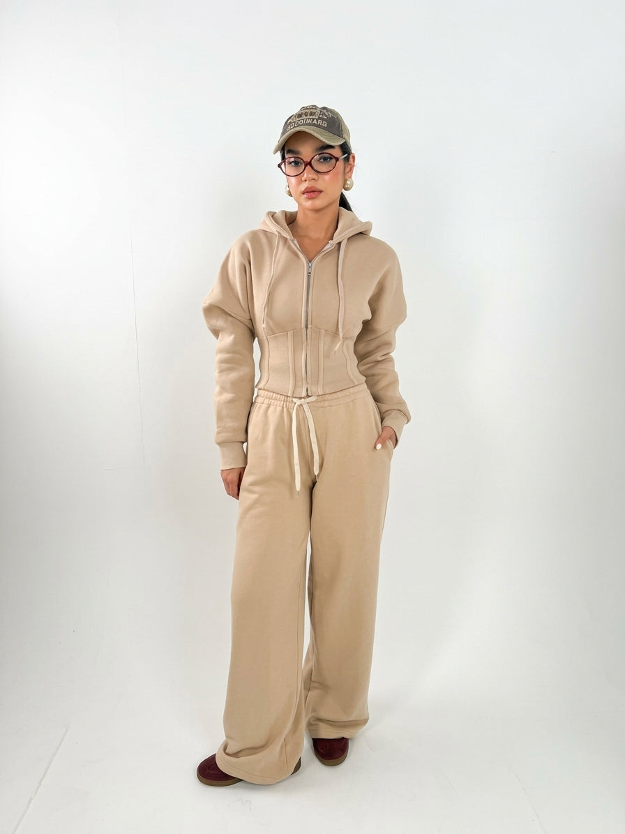 Corset Matching Set - Beige