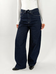 Lined Reversed Waist Denim