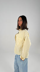 Oversized Lined Shirt - Yellow