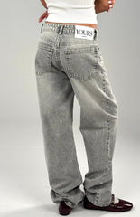 Straight Fit Denim - Grey