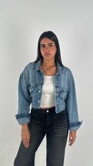 Cropped Denim Jacket