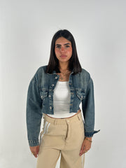 Cropped Denim Jacket