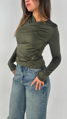 Crisscross Top - Olive