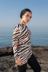 Black Zebra Burkini