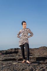 Black Zebra Burkini