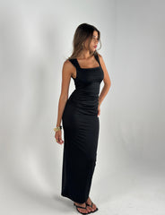 Draped Dress - Black