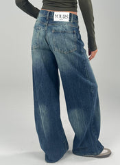 Spotted Dirty Washed Denim