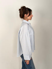 Lined Basic Shirt - Blue