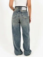Raw Waisted Denim - Dirty Shade
