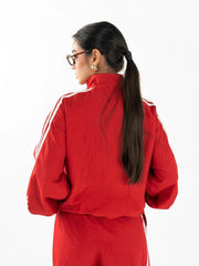 Lined Matching Set - Red