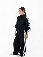 Lined Matching Set - Black
