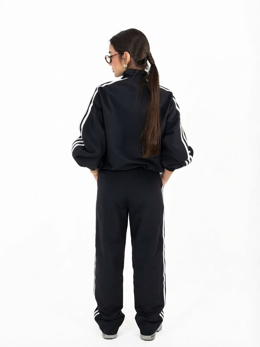 Lined Matching Set - Black