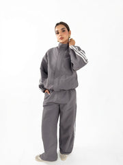 Lined Matching Set - Grey