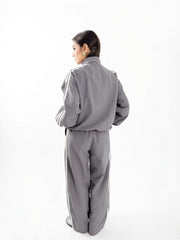 Lined Matching Set - Grey