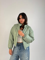 Statement Cropped Puffer Jacket