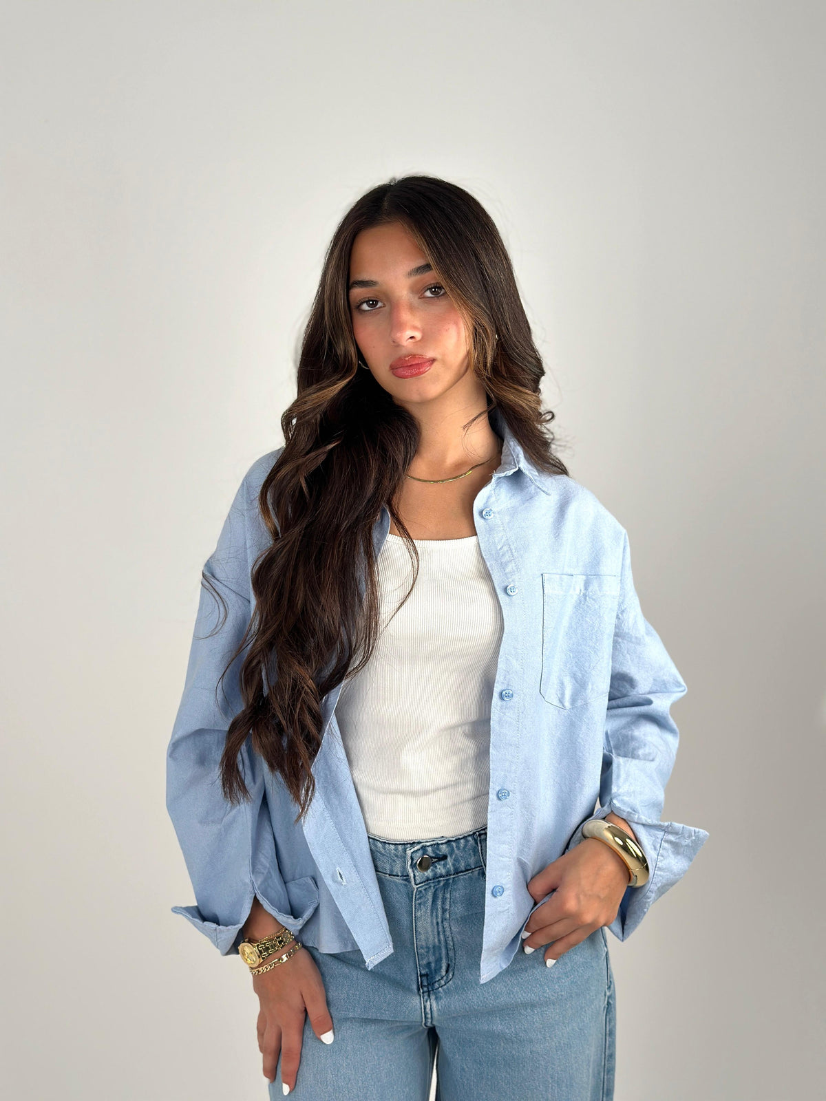 Basic Shirt - Baby Blue
